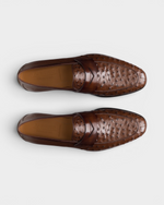 Load image into Gallery viewer, Viggo Ostrich Penny Loafer
