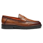 Load image into Gallery viewer, Grained Lug Penny Loafer
